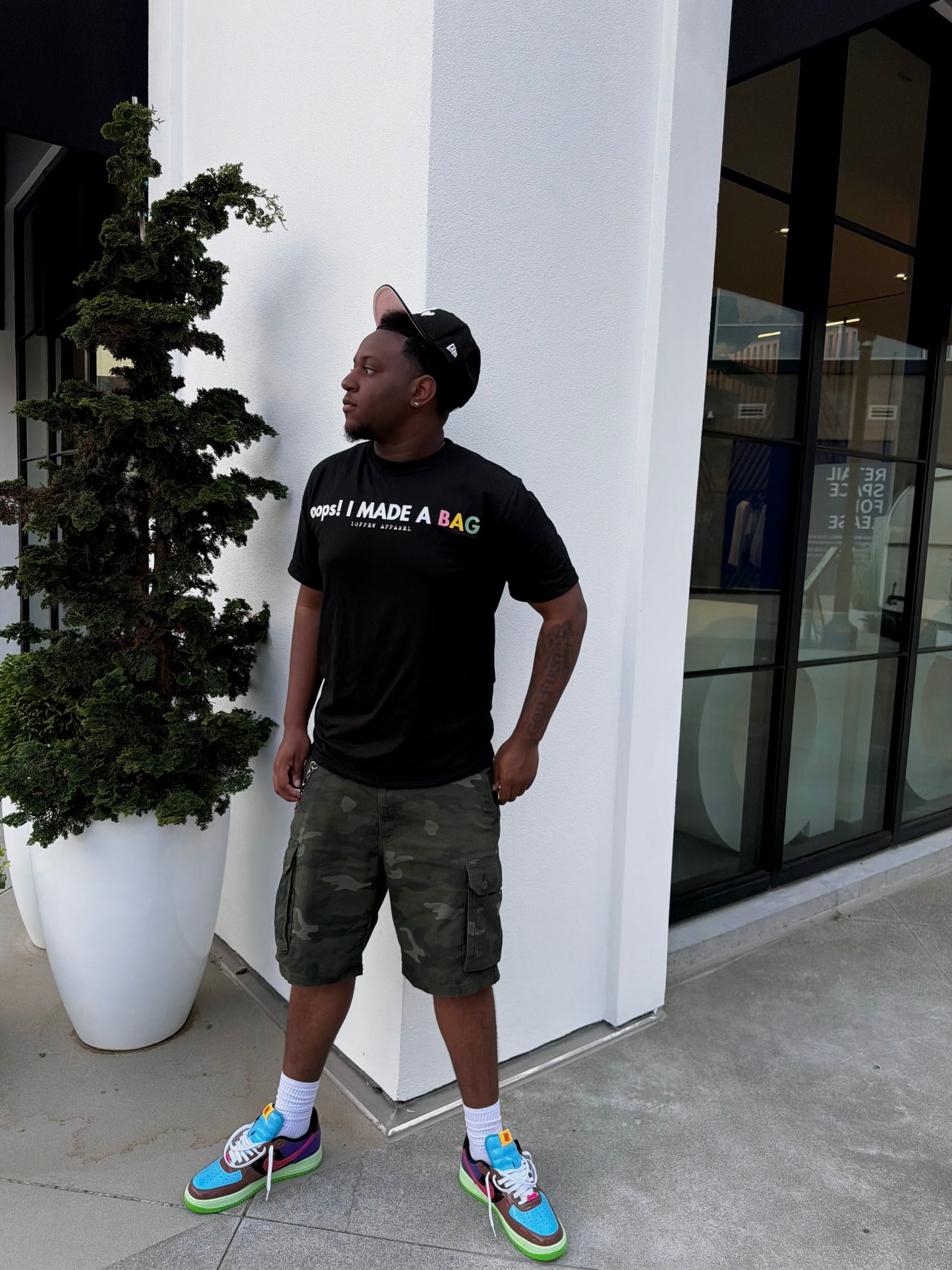 BAG WORK TEE (Black)
