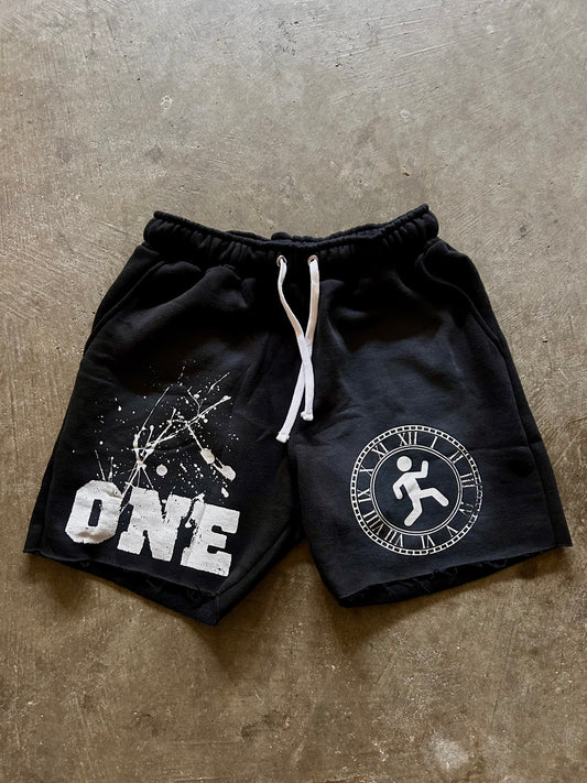MAN ON 1:00 SHORTS